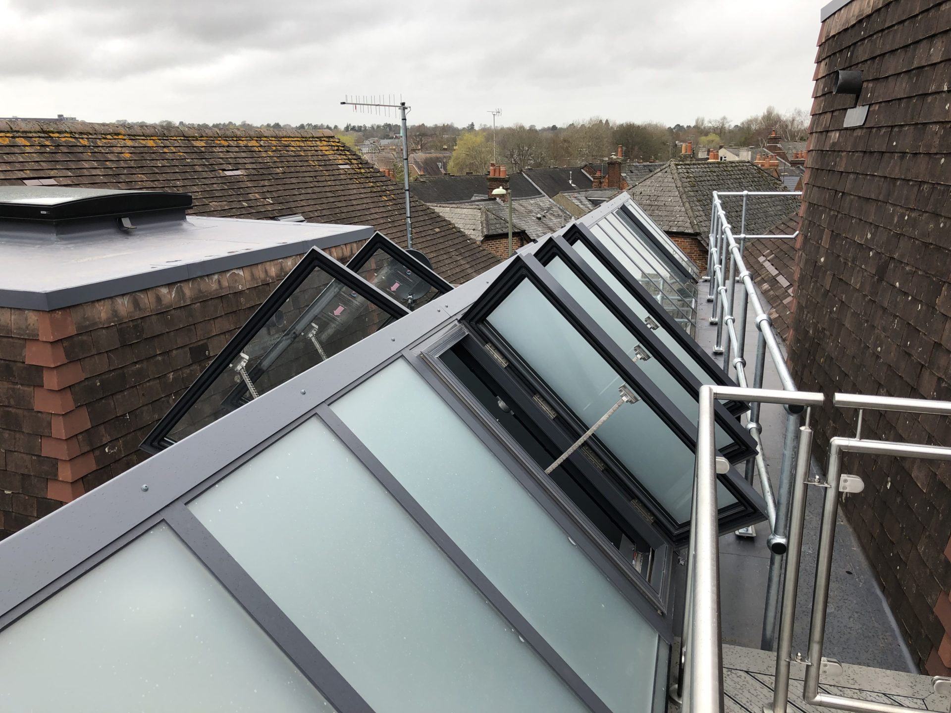 New Pitched Glazed Roof Vents Smoke Vent Systems