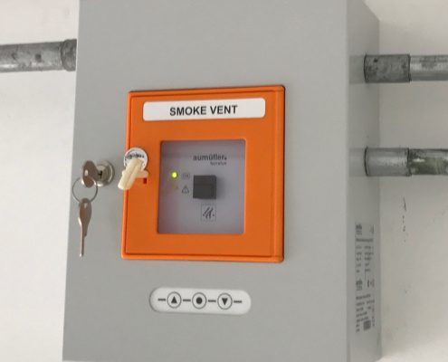Aumuller Single-Zone Control Panel Installed