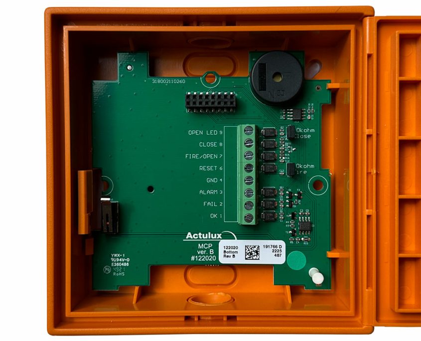 Actulux manual call point break glass switch | Smoke Vent Systems