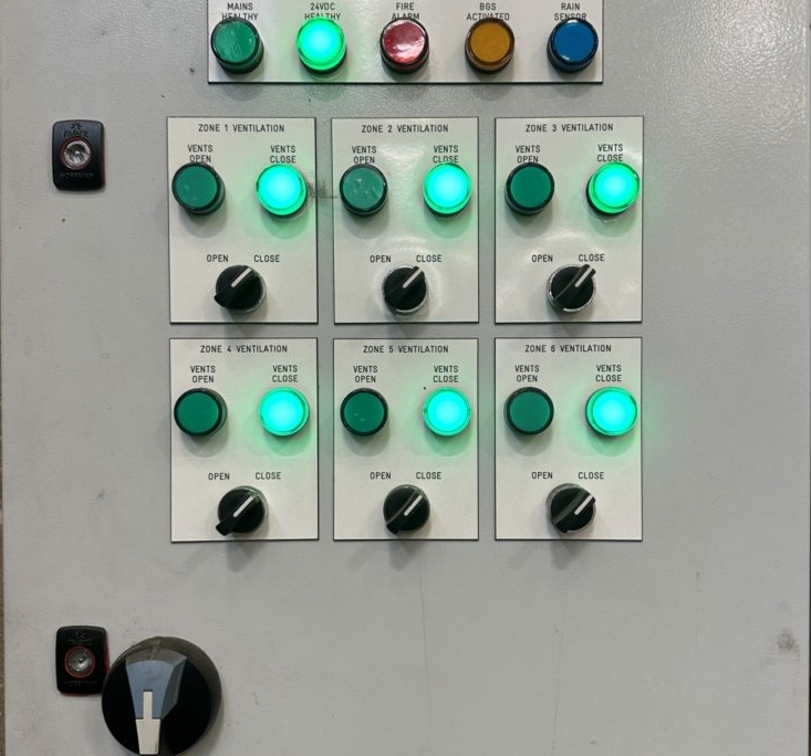 Electro-pneumatic control panel